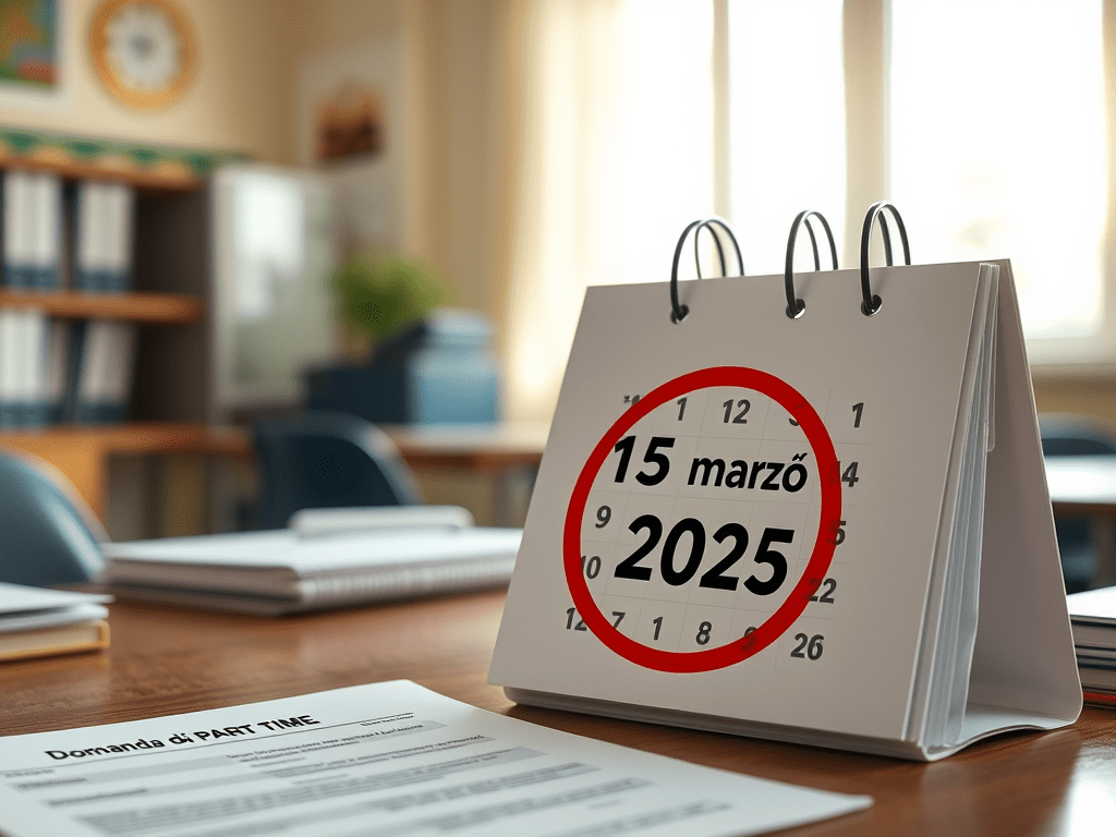 Domande di PART TIME – a.s.&nbsp;2025/2026