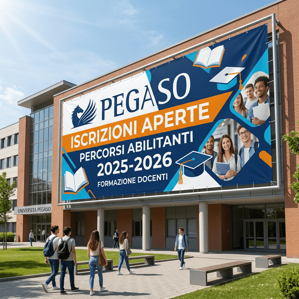 Apertura iscrizioni – Percorsi abilitanti Pegaso (III Ciclo – a.a.&nbsp;2025/2026)
